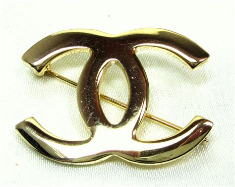 chanel cc brooch replica|vintage Chanel brooch.